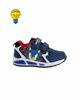 Immagine di SONIC  - Sneakers blu da bambino con luci e strappi
