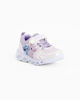 Immagine di STITCH - Sneakers lilla da bimba con luci e strappo