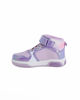 Immagine di UNICORNO  - Sneakers alta lilla da bambina con luci e strappo