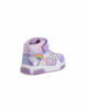 Immagine di UNICORNO  - Sneakers alta lilla da bambina con luci e strappo
