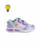 Immagine di FROZEN  - Sneakers lilla da bambina con luci e strappi