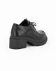 Immagine di MISS GLOBO - Scarpa nera con lacci e suola track, tacco 6CM