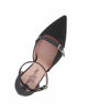 Immagine di MISS GLOBO - Décolleté nera scamosciata con cinturino frontale, tacco 7,5CM - MADE IN ITALY