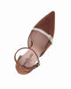 Immagine di MISS GLOBO - Décolleté cuoio scamosciata con cinturino frontale, tacco 7,5CM - MADE IN ITALY