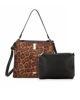 Immagine di ENRICO COVERI - Borsa a spalla leopardata con pochette interna estraibile, tracolla removibile
