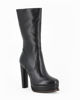 Immagine di MISS GLOBO - Stivale nero con zip laterale, tacco 12CM