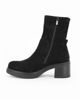 Immagine di RIFLE - Stivaletto nero scamosciato con zip laterale, tacco 6CM