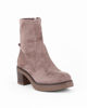 Immagine di RIFLE - Stivaletto beige scamosciato con zip laterale, tacco 6CM