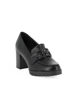 Immagine di MISS GLOBO - Mocassino nero con sottopiede in memory soft e morsetto, tacco 6,5CM
