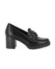 Immagine di MISS GLOBO - Mocassino nero con sottopiede in memory soft e morsetto, tacco 6,5CM