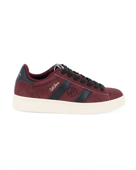Immagine di RIFLE - Scarpa sneakers bordeaux da donna con lacci