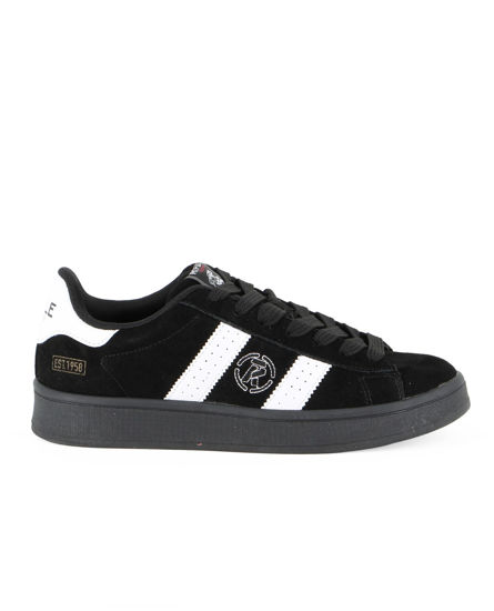 Immagine di RIFLE - Scarpa sneakers nera da uomo con lacci
