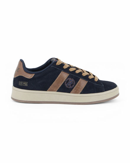 Immagine di RIFLE - Scarpa sneakers blu da uomo con lacci