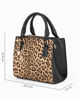 Immagine di NARDINI - Borsa due manici leopardata con ciondoli e tre scomparti principali, tracolla removibile