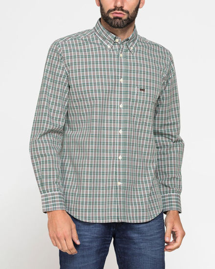 Immagine di CARRERA - CAMICIA UOMO FANTASIA SCOZZESE TINTO FILO CON COLLO BUTTON-DOWN