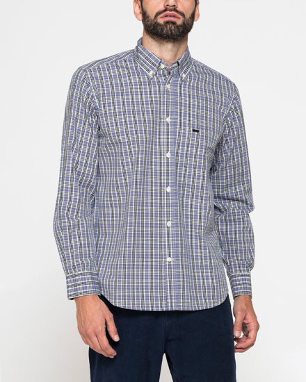 Immagine di CARRERA - CAMICIA UOMO FANTASIA SCOZZESE TINTO FILO CON COLLO BUTTON-DOWN
