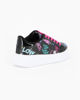 Immagine di MISS GLOBO - Scarpa sneakers nera da bambina con lacci fucsia