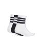 Immagine di CALZE LK RIB 3PP QUARTER BLACK-WHITE(K)