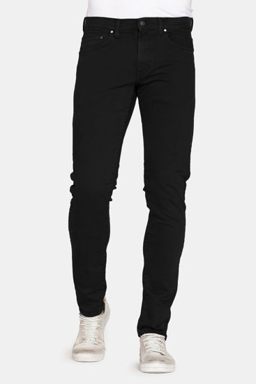 Immagine di CARRERA - PANTALONE NERO DA UOMO IN BULL DENIM SLIM FIT CON TINUTRA OLD