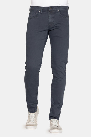Immagine di CARRERA - PANTALONE BLU DA UOMO IN BULL DENIM SLIM FIT CON TINUTRA OLD