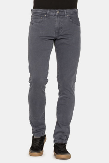 Immagine di CARRERA - PANTALONE ANTRACITE DA UOMO IN BULL DENIM SLIM FIT CON TINUTRA OLD