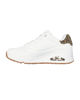 Immagine di SKECHERS - UNO - JUNGLE NITE - Sneakers bianca con patch posteriore leopardata