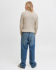 Immagine di JACK&JONES - PULLOVER GIROCOLLO BEIGE DA UOMO CON CON TRECCINA