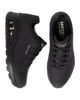 Immagine di SKECHERS - UNO - STAND ON AIR - Sneakers nera da donna con tomaia traforata