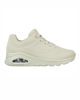 Immagine di SKECHERS - UNO - STAND ON AIR - Sneakers panna da donna con tomaia traforata