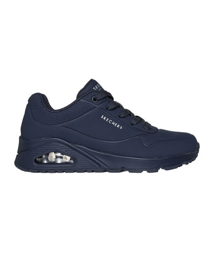 Immagine di SKECHERS - UNO - STAND ON AIR - Sneakers blu da donna con tomaia traforata
