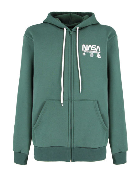 Immagine di UOMO FELPA CON ZIP E CAPPUCCIO
