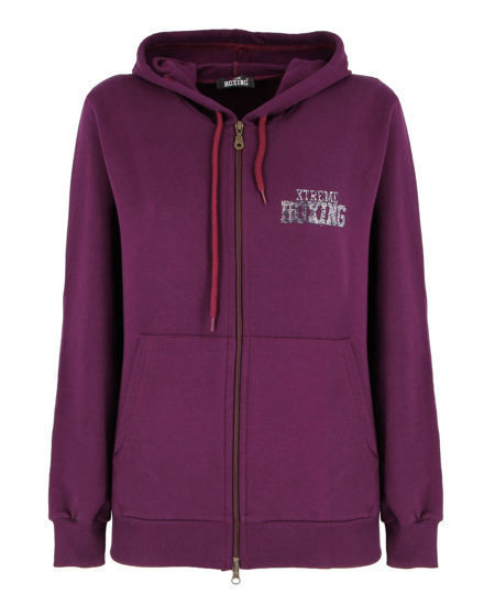 Immagine di DONNA FELPA CON ZIP E CAPPUCCIO