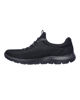 Immagine di SKECHERS - SUMMITS - Sneakers nera con tomaia in morbido mesh piatto e allacciatura frontale con elstici