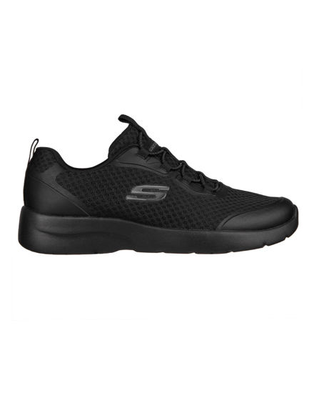 Immagine di SKECHERS - DYNAMIGHT 2.0 - SOCIAL ORBIT - Sneakers nera con tomaia in mesh e materiale tecnico