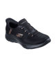 Immagine di SKECHERS - SUMMITS - CLASSY NIGHT - Sneakers nera con tamaia in mesh effetto serpente