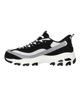 Immagine di SKECHERS - D'LITES - SMOOTH NOSTALIA - Sneakers nera con tomaia in pelle a strati, mesh e maglia con passanti in tessuto resistente