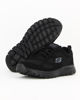 Immagine di SKECHERS - BURNS - AGOURA - Sneakers nera con tomaia in morbida pelle liscia