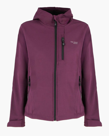 Immagine di GIUBBINO C/CAPP.SOFTSHELL ALBA PURPLE