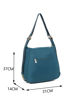 Immagine di ENRICO COVERI - Borsa/zaino blu con due zip frontali orizzontali