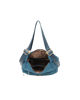 Immagine di ENRICO COVERI - Borsa/zaino blu con due zip frontali orizzontali
