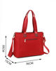 Immagine di ENRICO COVERI - Borsa shopping rossa multitasche con tracolla removibile