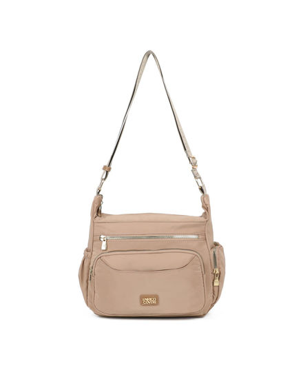 Immagine di ENRICO COVERI - Borsa taupe con tasche frontali e laterali