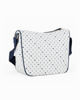 Immagine di CORTINA POLO STYLE - Borsa taupe loggata con tasca frontale e tracolla regolabile