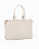 Immagine di CORTINA POLO STYLE - Borsa due manici beige con tasca frontale con doppia fibbia sulla patta, tracolla removibile
