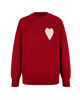 Immagine di BACHATA - Maglia manica lunga rossa con cuore