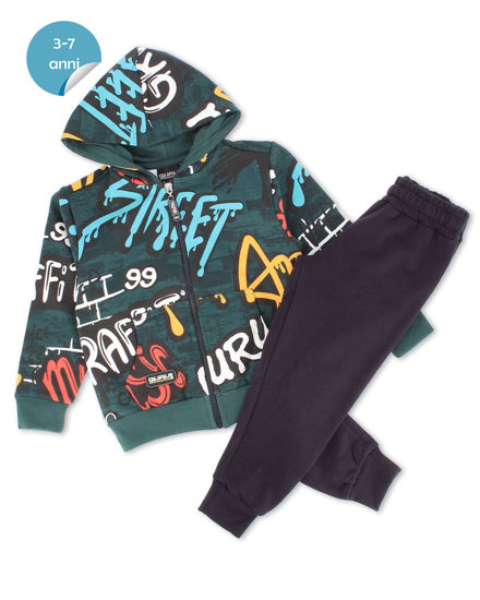 Immagine di BIMBO TUTA FULL ZIP CON CAPPUCCIO