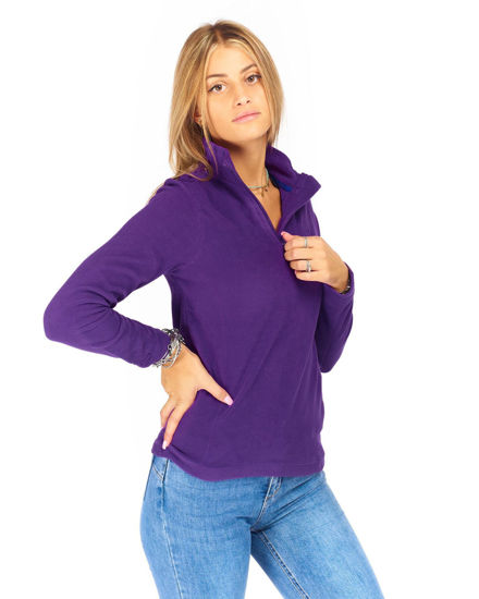 Immagine di MICROPILE VALENTINA 1/2 ZIP PURPLE