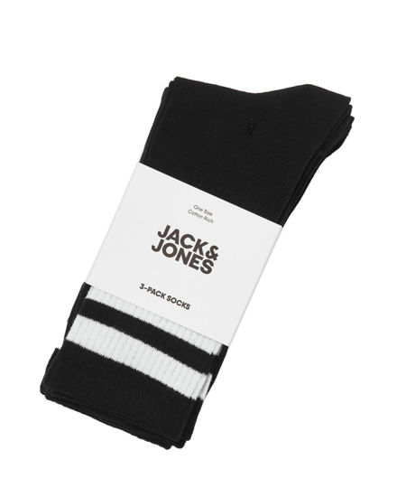 Immagine di JACK & JONES - TRIS CALZINI NERI TRAVIS