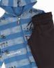Immagine di GURU - COMPLETO TUTA DA RAGAZZO FELPA BLU CON ZIP E CAPPUCCIO