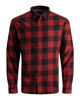 Immagine di JACK&JONES - CAMICIA A QUADRI NERA E ROSSA IN FLANELLA DA UOMO
